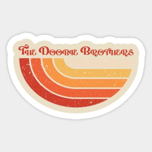 Retro style vintage The Doobie Brothers Sticker